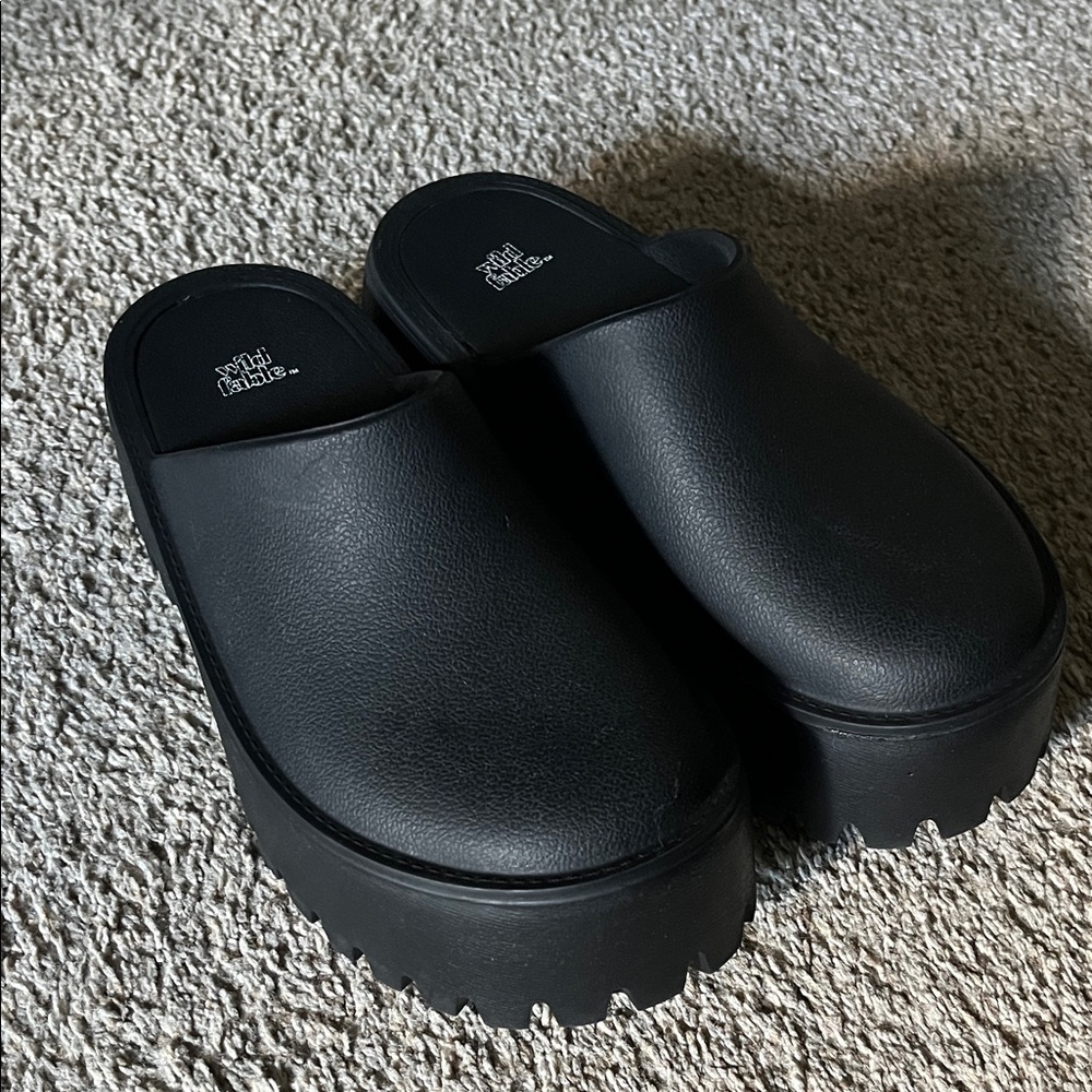 Target - Wild Fable - Women’s Platform Mules - Black